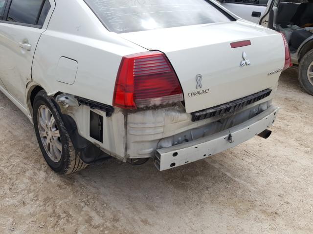 4A3AB36F48E017178 - 2008 MITSUBISHI GALANT ES WHITE photo 9