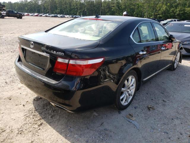 JTHBL46F685059828 - 2008 LEXUS LS 460 BLACK photo 4