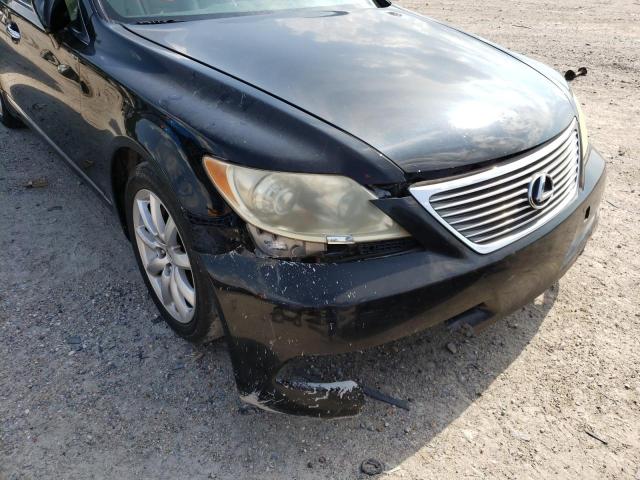 JTHBL46F685059828 - 2008 LEXUS LS 460 BLACK photo 9