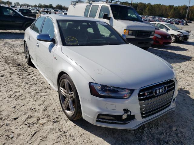 WAUKGAFL9EA026462 - 2014 AUDI S4 PRESTIG WHITE photo 1