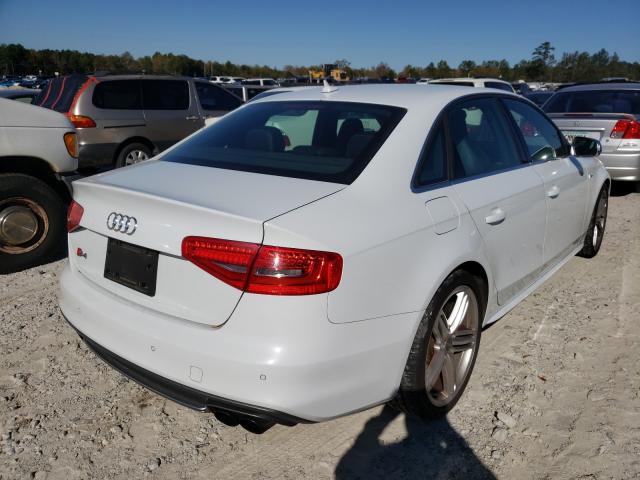 WAUKGAFL9EA026462 - 2014 AUDI S4 PRESTIG WHITE photo 4