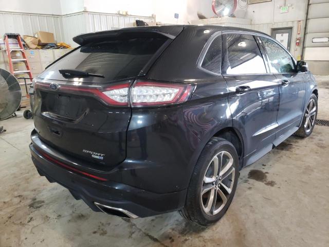 2FMTK4AP3FBB06116 - 2015 FORD EDGE SPORT BLACK photo 4