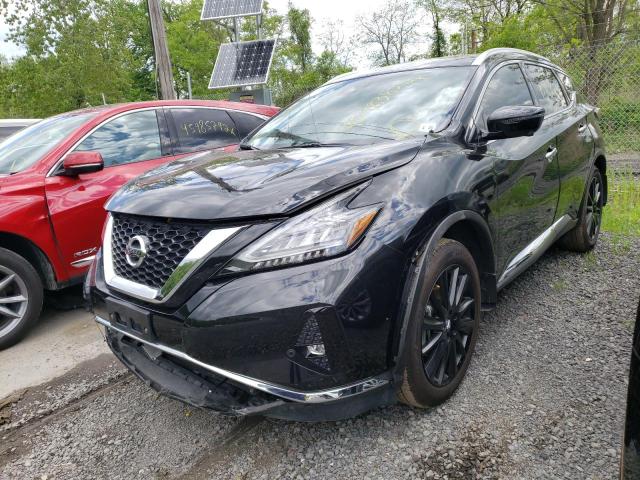 5N1AZ2DS3NC107918 - 2022 NISSAN MURANO PLA BLACK photo 2