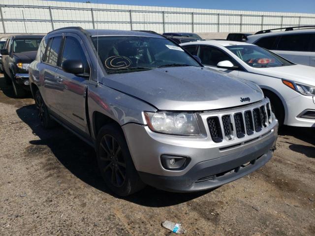 1C4NJCBA0ED790216 - 2014 JEEP COMPASS SP SILVER photo 1