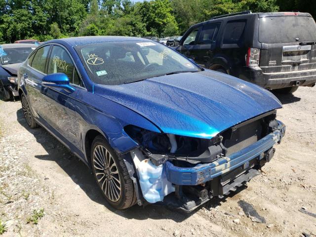 3FA6P0SU8HR147142 - 2017 FORD FUSION TIT BLUE photo 1