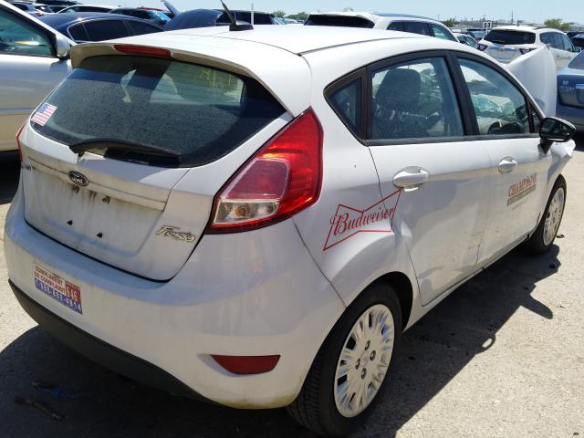 3FADP4TJXGM205637 - 2016 FORD FIESTA S WHITE photo 4