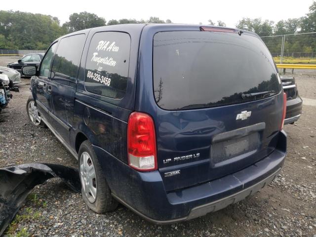 1GNDV23W67D183106 - 2007 CHEVROLET UPLANDER L Mavi foto 3