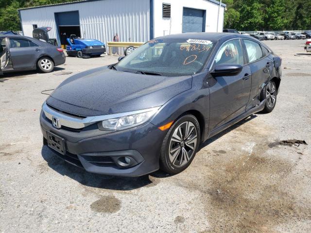 2HGFC1F36HH648234 - 2017 HONDA CIVIC EX BLUE photo 2