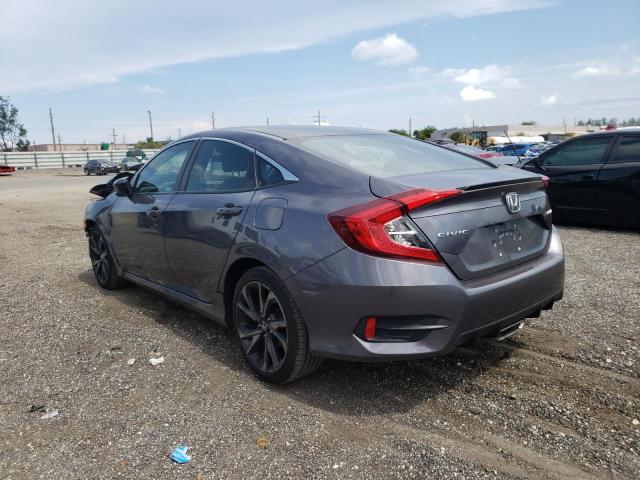 2HGFC2F86KH****** - 2019 HONDA CIVIC SPOR رمادي صورة 3