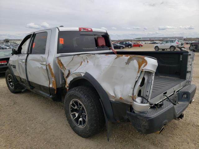 1C6RR7YT2HS515268 - 2017 RAM 1500 REBEL ვერცხლისფერი ფოტო 3