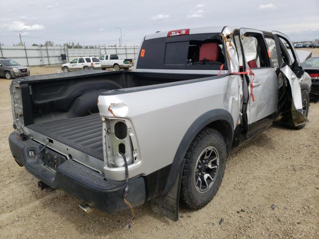 1C6RR7YT2HS515268 - 2017 RAM 1500 REBEL ვერცხლისფერი ფოტო 4