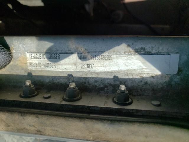 5B4KPD27193436959 - 2009 WORKHORSE CUSTOM CHASSIS COMMERCIAL ორფეროვანი ფოტო 10