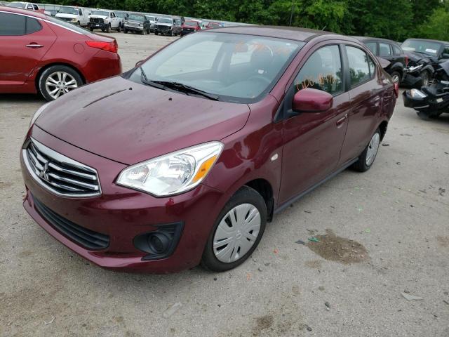 ML32F3FJ7KHF10980 - 2019 MITSUBISHI MIRAGE G4 BURGUNDY photo 2