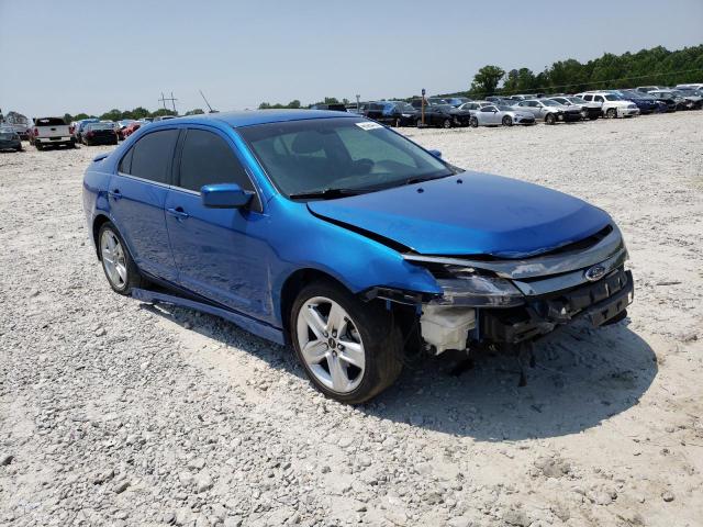 3FAHP0KC8BR217942 - 2011 FORD FUSION SPO BLUE photo 1