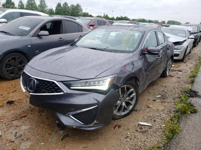 19UDE2F36KA011454 - 2019 ACURA ILX GRAY photo 2