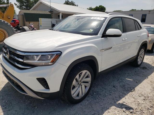 1V2KC2CA8MC203009 - 2021 VOLKSWAGEN ATLAS CROS თეთრი ფოტო 2