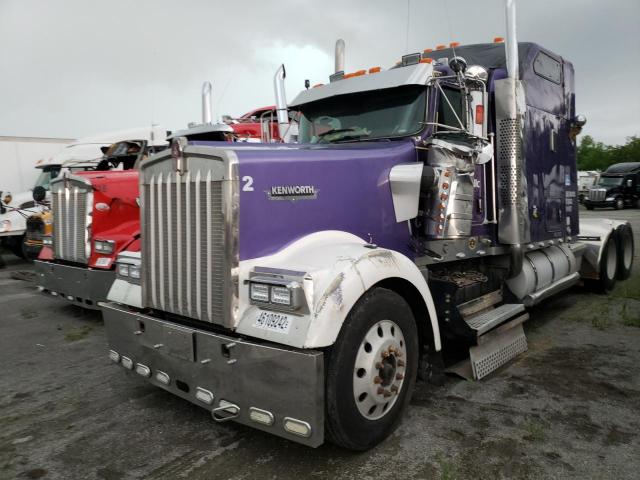 1XKWDB9X26J146157 - 2006 KENWORTH CONSTRUCTI PURPLE photo 2