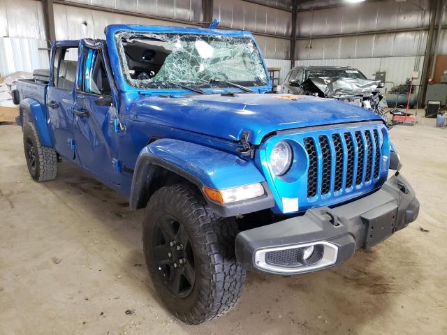 1C6HJTAG5ML598658 - 2021 JEEP GLADIATOR BLUE photo 1