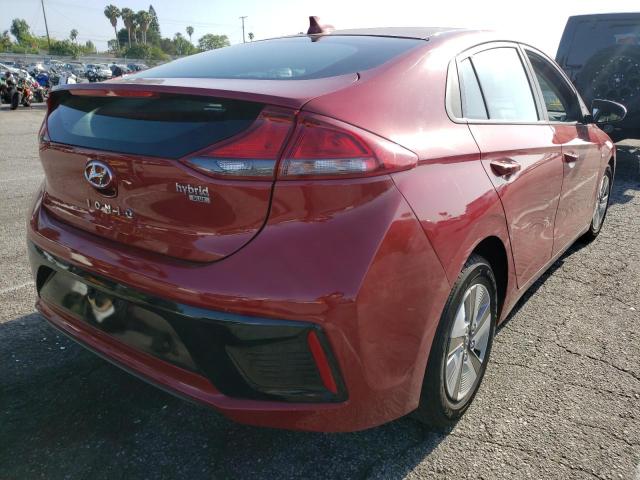 KMHC65LC6KU176153 - 2019 HYUNDAI IONIQ BLUE RED photo 4