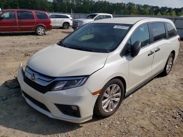 5FNRL6H23KB065789 - 2019 HONDA ODYSSEY LX WHITE photo 2