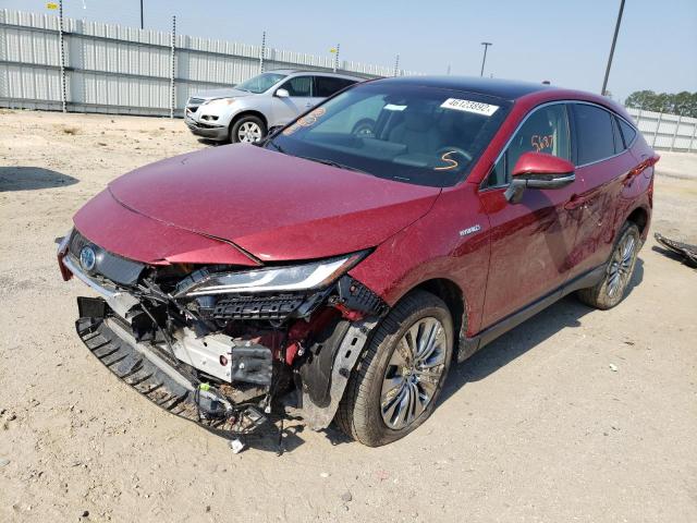 JTEAAAAH7MJ065600 - 2021 TOYOTA VENZA LE RED photo 2