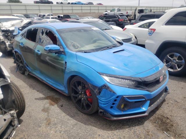 SHHFK8G76MU203325 - 2021 HONDA CIVIC TYPE BLUE photo 9