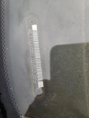 KL1TD66617B763389 - 2007 CHEVROLET AVEO BASE RED photo 10