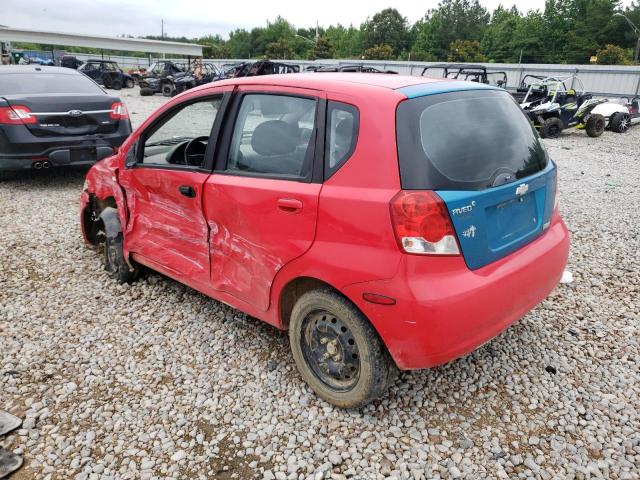 KL1TD66617B763389 - 2007 CHEVROLET AVEO BASE RED photo 3