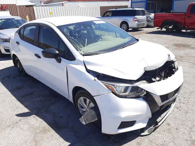 3N1CN8DV5LL867651 - 2020 NISSAN VERSA S WHITE photo 1