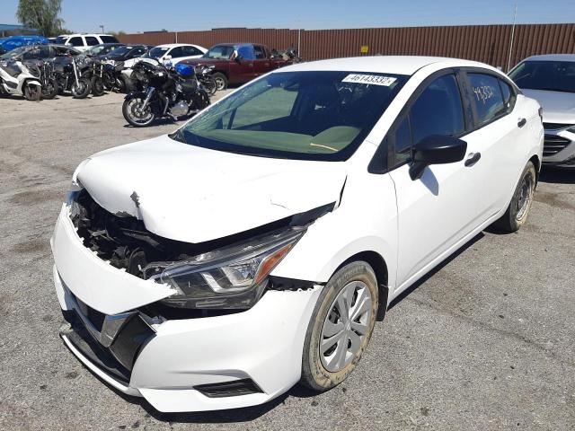 3N1CN8DV5LL867651 - 2020 NISSAN VERSA S WHITE photo 2