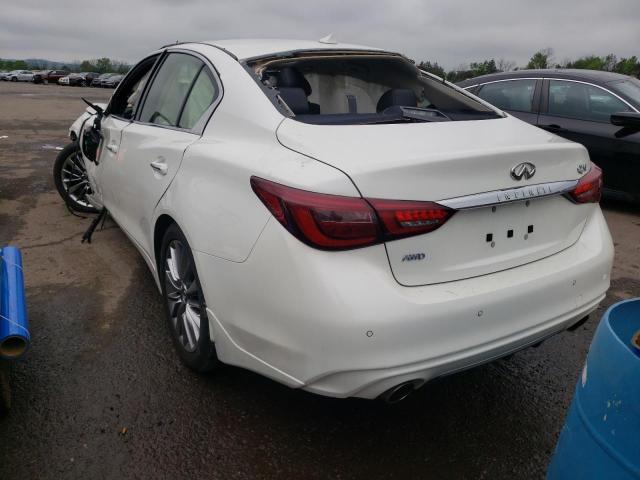 JN1EV7AR7JM430845 - 2018 INFINITI Q50 LUXE WHITE photo 3