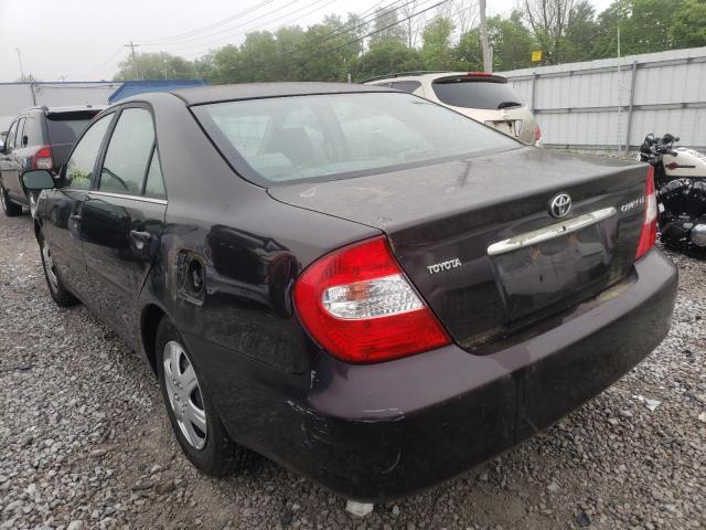 4T1BE32K02U540370 - 2003 TOYOTA CAMRY BLACK photo 3