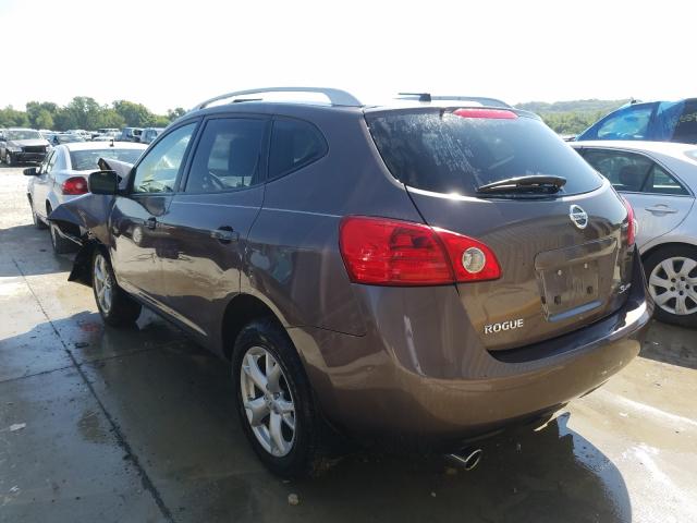 JN8AS58V18W111374 - 2008 NISSAN ROGUE SL GRAY photo 3