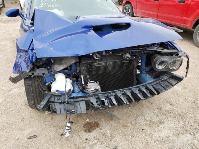 2C3CDZJG4LH206573 - 2020 DODGE CHALLENGER BLUE photo 9