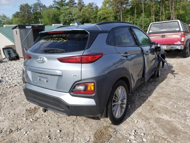 KM8K6CAA2LU482348 - 2020 HYUNDAI KONA SEL P GRAY photo 4