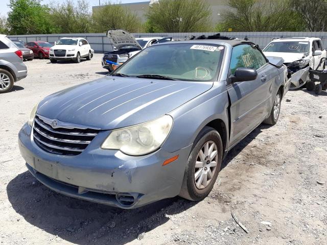 1C3LC45K98N207558 - 2008 CHRYSLER SEBRING SILVER photo 2