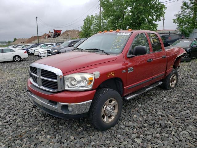 1D7KS28D37J573278 - 2007 DODGE RAM 2500 S RED photo 2