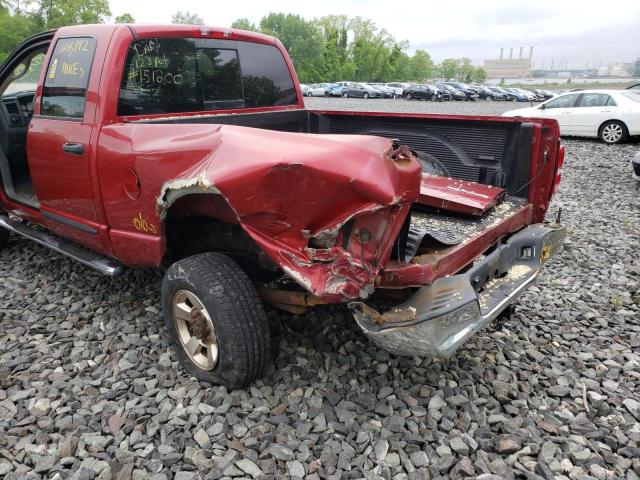 1D7KS28D37J573278 - 2007 DODGE RAM 2500 S RED photo 9