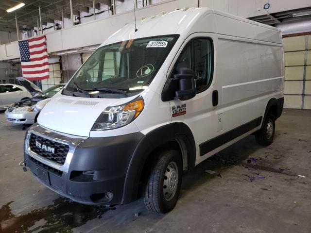 3C6TRVBG1KE533261 - 2019 RAM PROMASTER WHITE photo 2