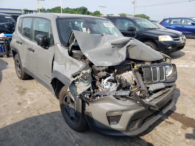 ZACNJAAB4KPK52482 - 2019 JEEP RENEGADE S GRAY photo 1