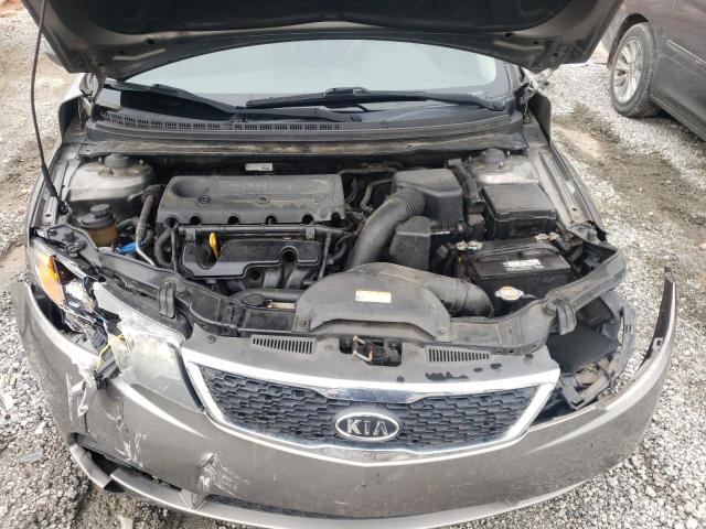 KNAFU4A21C5513610 - 2012 KIA FORTE EX GRAY photo 7