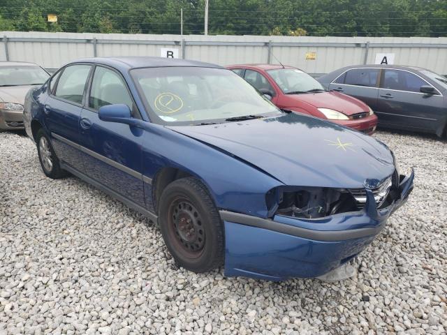 2G1WF52K249447468 - 2004 CHEVROLET IMPALA BLUE photo 1