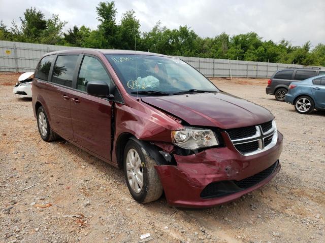 2C4RDGBG3JR161903 - 2018 DODGE GRAND CARA MAROON photo 9