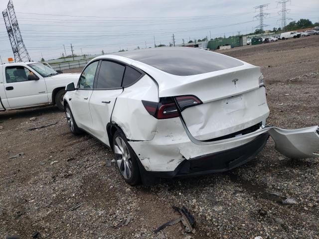 5YJYGAEE0MF203339 - 2021 TESLA MODEL Y أبيض صورة 3