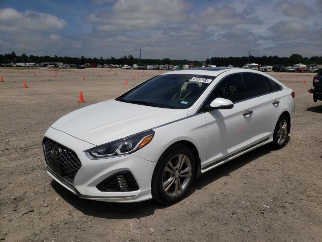 5NPE34AF3KH785546 - 2019 HYUNDAI SONATA LIM WHITE photo 2