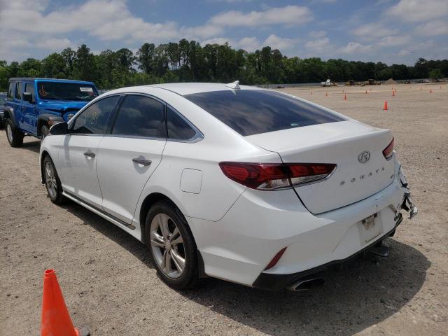 5NPE34AF3KH785546 - 2019 HYUNDAI SONATA LIM WHITE photo 3