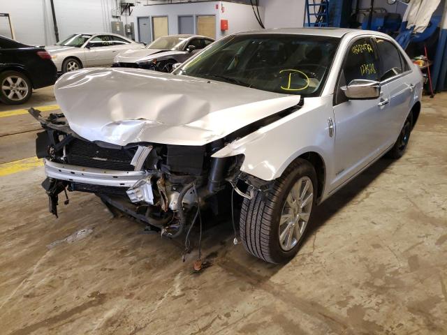 3LNDL2L35BR758182 - 2011 LINCOLN MKZ HYBRID SILVER photo 2