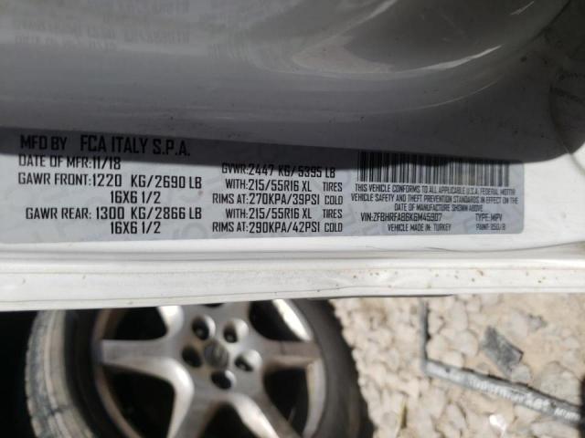 ZFBHRFAB6K6M45907 - 2019 RAM PROMASTER 双色 照片 10