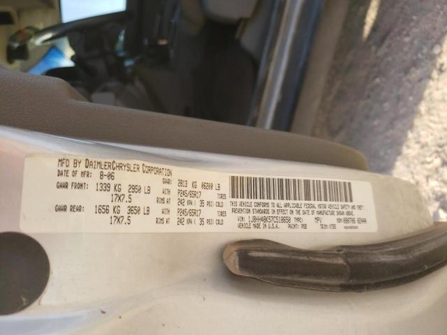 1J8HH48K57C518650 - 2007 JEEP COMMANDER ვერცხლისფერი ფოტო 10