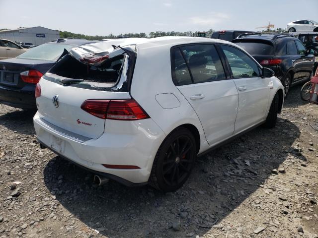 3VW6T7AU5KM012041 - 2019 VOLKSWAGEN GTI S WHITE photo 4